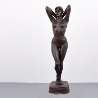 Enzo Plazzotta Bronze Female Nude Sculpture, 76'H - Sold for $25,000 on 02-06-2021 (Lot 209).jpg